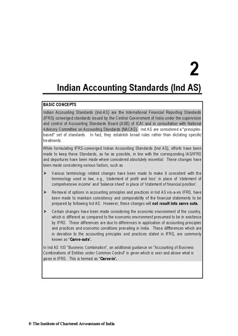 Indian Accounting Standards (Ind AS) - Key Concepts and Differences ...