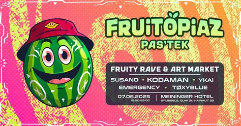 [OPEN AIR ☀️] Fruitopiaz - PasTek 🍉 | Fruity Day Rave [Techno & Tekno ...