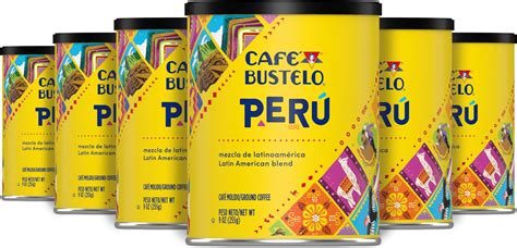 Amazon.com : Café Bustelo Peru Latin American Blend Dark Roast Ground ...