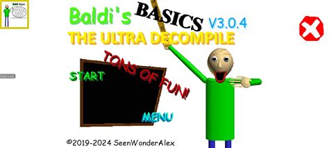Image result for Baldi Basics Mod Menu Ultra Decompile