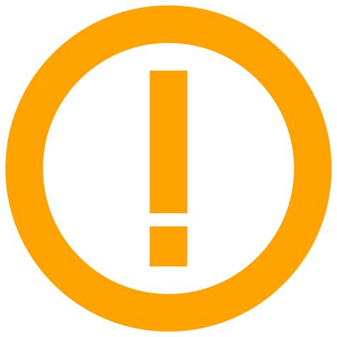 Exclamation Mark Icon, Emphasis Symbol, Alert Sign PNG Image