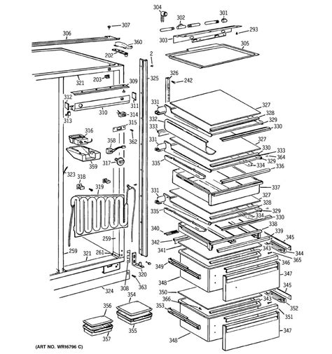 The Ultimate Guide to Understanding GE Refrigerator Parts: Diagrams and ...