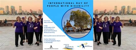 International Day of People with Disability - Dance with Me!, Mends ...