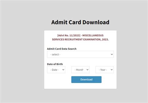WBPSC Miscellaneous Admit Card 2024 Out, Download Link
