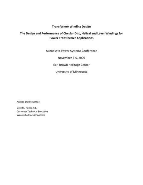 Image result for Transformer Winding Design
