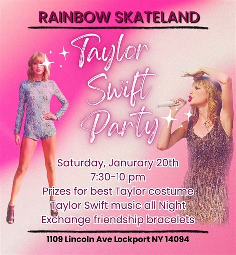 Swiftie night , Rainbow Skateland, Lockport, 20 January 2024 | AllEvents