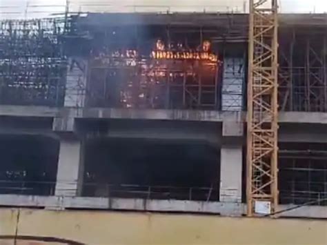 અમદાવાદમાં નિર્માણાધીન સાબરમતી બુલેટ ટ્રેન સ્ટેશનમાં વિકરાળ આગ, ભારે ...