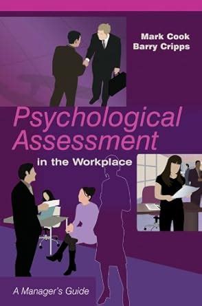 Psychological Assessment in the Workplace: A Manager's Guide eBook ...