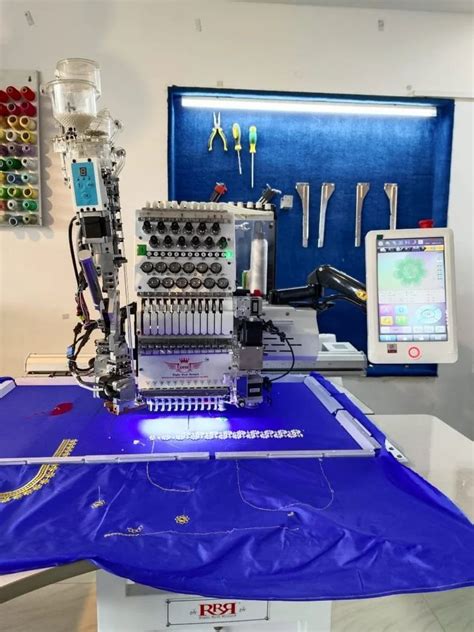 Single Head Embroidery Machine - RRR Single Head Embroidery Machine ...