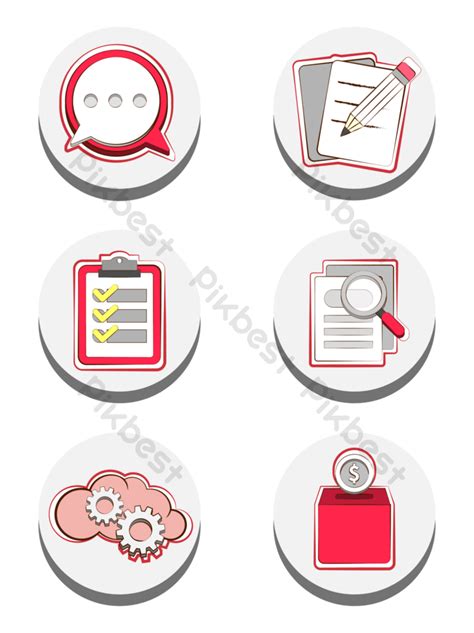 Business Icon Round PNG 的图像结果