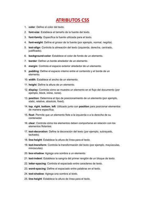 Image result for Atributos CSS