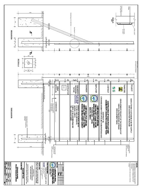 Standard Drawing Project Sign Board | PDF | Mechanical Engineering | Building Materials