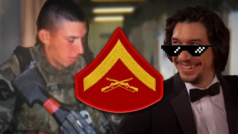 ‘F—k you’: Adam Driver delivers lance corporal salute during Q&A