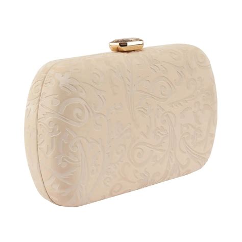 Buy Texas Stylish Off White Clutch | Lino Perros