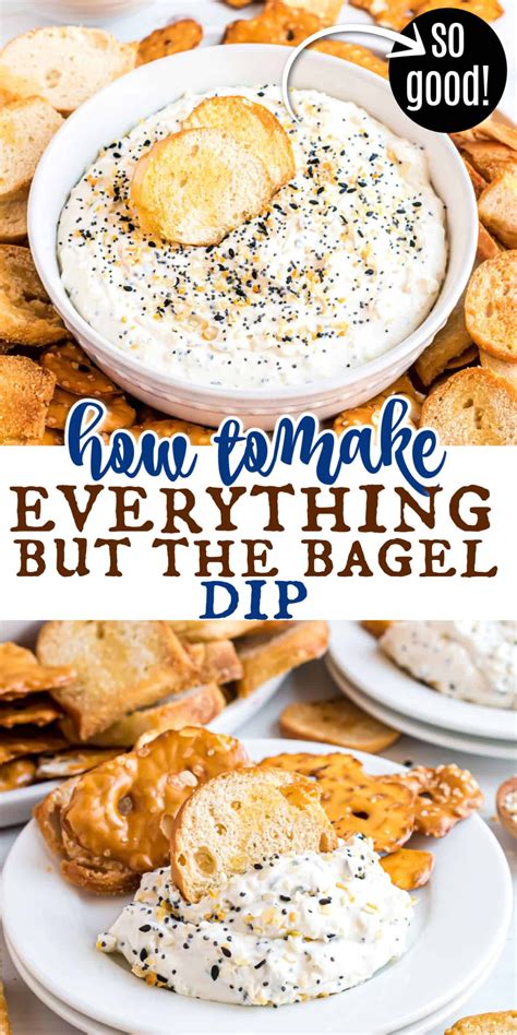 3 ingredient everything bagel dip – Artofit