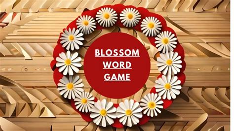 Blossom Word Game Finder at Josh Hayes blog