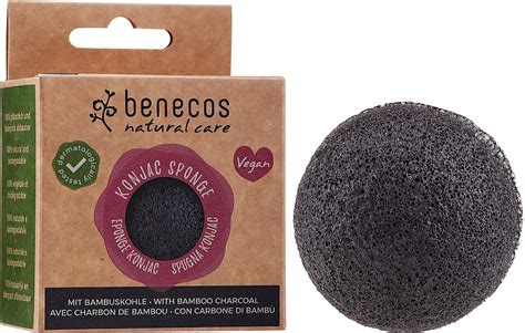 Benecos Natural Konjac Sponge Bamboo - Esponja de limpieza facial ...