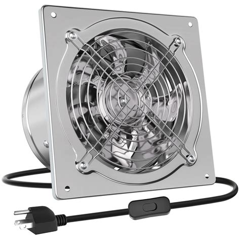 Buy HG Power 8 Inch Kitchen Exhaust Fan, 576CFM Metal Bathroom Exhaust ...