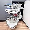 NOW & EVER Aluminum Modular Kitchen Swing Tray Magic Corner With Soft ...