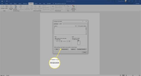Image result for How to Type Labels in Word