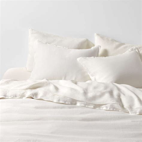 Linen Duvet Covers & Duvets | Crate & Barrel