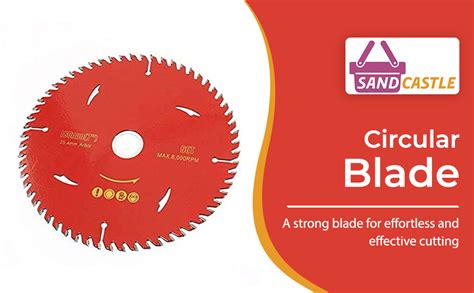 Sandcastle Xtra Power TCT Circular Saw Blade for Wood Cutting (6 ...