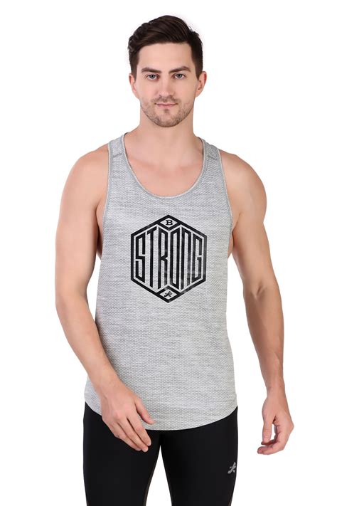 Gym Stringer Vest For Men (White) – ReDesign Sports