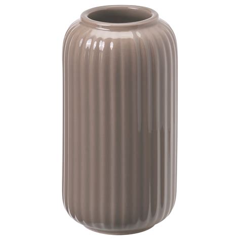 STILREN vase, dark grey-beige, 12 cm (4 ¾") - IKEA