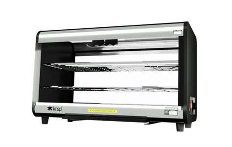 Food Warmer Display Cabinet - Krisp 1300 Watt Trio Electric Hot Case ...