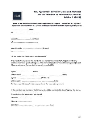 Agreement Between Client And Architect - Fill Online, Printable ...