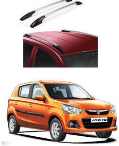 PRTEK Car Stylish Drill free Roof Rails Spoiler 0059 Chrome Maruti Alto ...