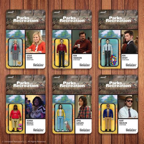 Parks and Recreation Wave 1 ReAction Figures – Super7