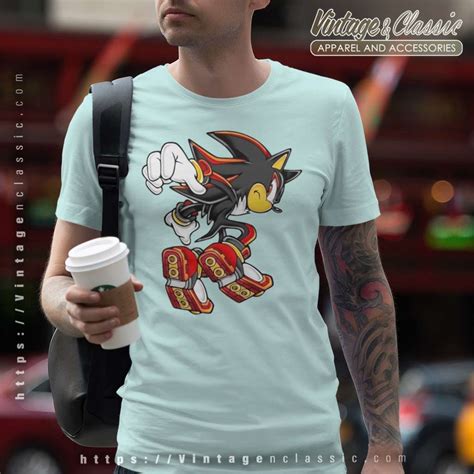 Shadow The Hedgehog Shirt - Vintagenclassic Tee