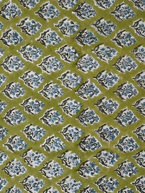 Abstract Sway Pattern Cotton Cambric Sanganeri Rapid Fabric