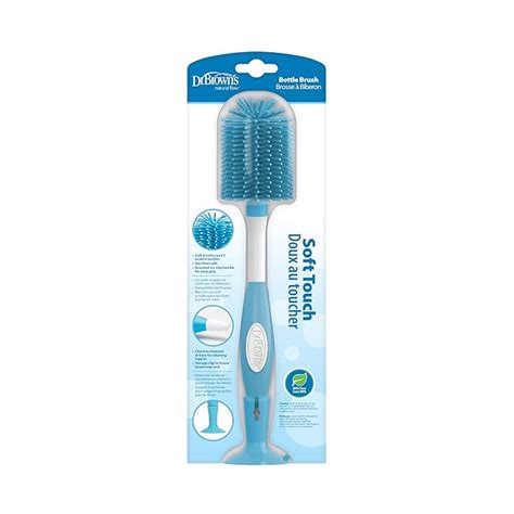 Dr. Brown's Soft Touch Bottle & Nipple Cleaning Brush-Anti Slip Handle ...