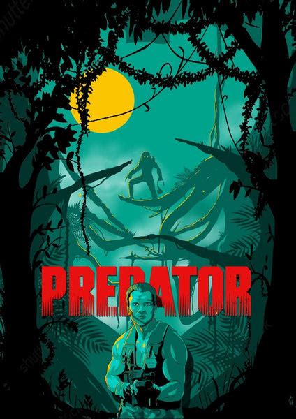 Predator - Arnold Schwarzenegger - Hollywood Sci Fi Action Movie Fan ...
