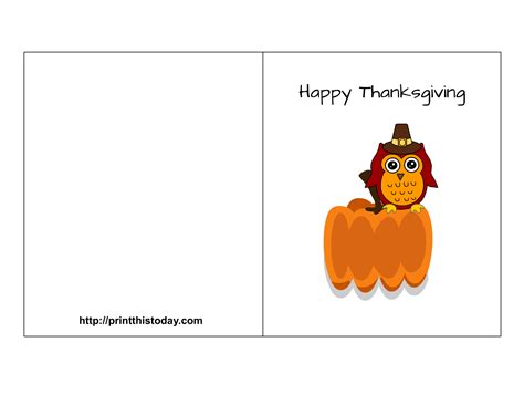 Easy Free Printable Thanksgiving Cards – Download Now! - Printables for ...