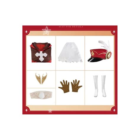 Buy Cosplay Life KLEE Genshin Impact Complete Anime RPG Costume Set ...