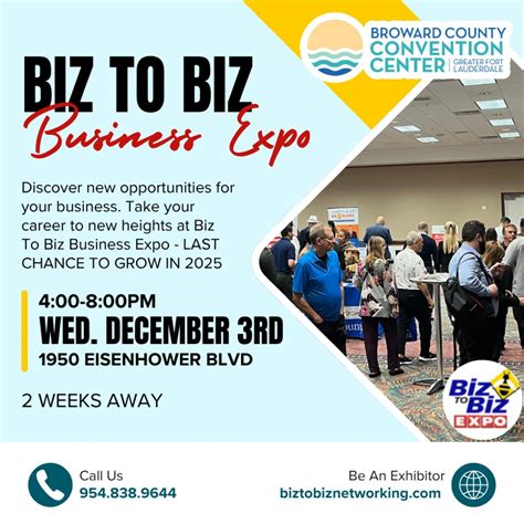 Broward Convention Center Business Expo - Free Tickets Tickets, Broward ...