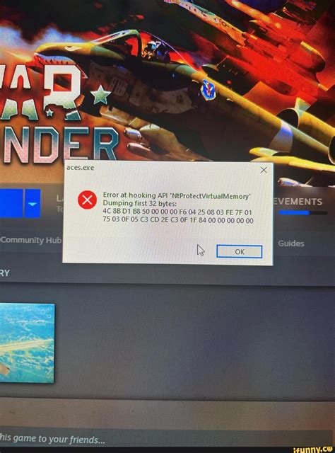 Image result for Error at Hooking API Ntprotectvirtualmemory