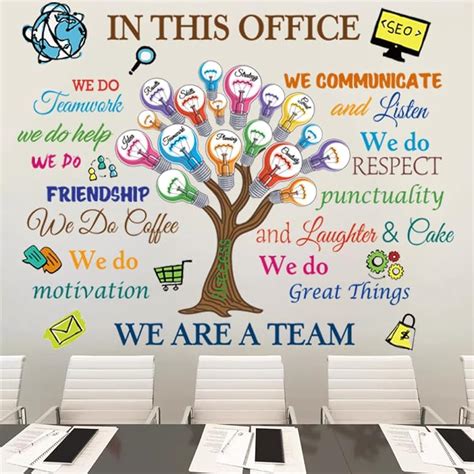 Flenlow Office Wall Decor Inspirational Wall Decals Wall India | Ubuy