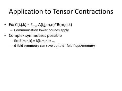 Tensor Contraction Applications 的图像结果