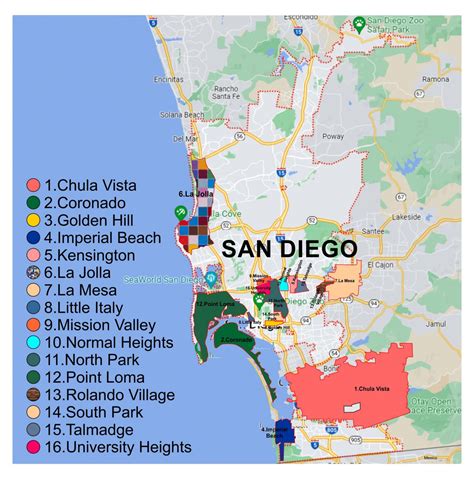 Best neighborhoods in San Diego to settle in 2023.