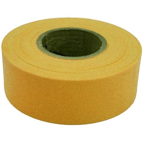 C.H. Hanson Flagging Tape, 300 ft L, 1316 in W, Yellow, Polyethylene ...