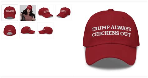 TACO Hat Drops: Trump Always Chickens Out