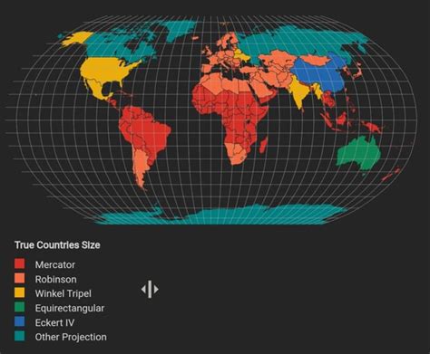 True Representation of World Map 的图像结果