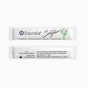 Daurala White Sugar Sachets - 2 kg - Superfine Crystals - 400 sachets ...