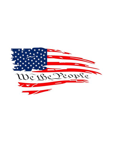 We the People Flag Svg, We the People Distressed US Flag Png, We the ...