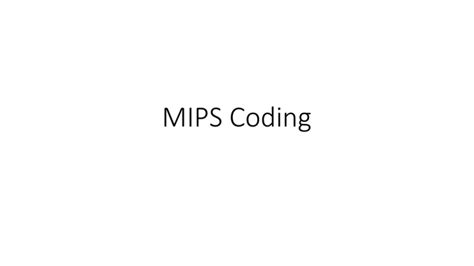 MIPS Programming Examples 的图像结果