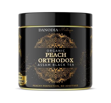 Buy Organic Peach Orthodox Assam Black Tea Online from Danodia Foods at ...